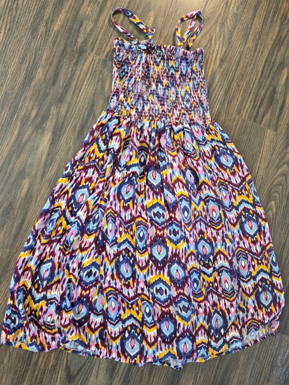 CODE 70s/Boho Style Geometric Print Sundress SIZE S/M